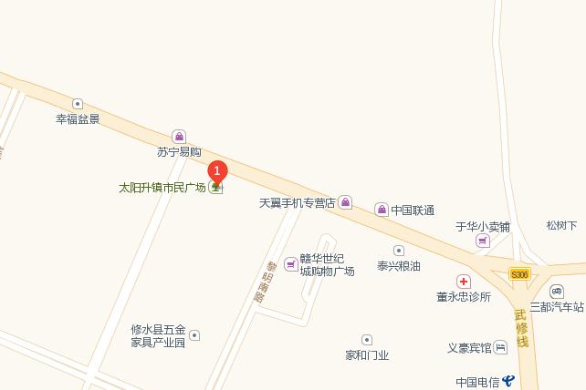 修水县市民广场交通路线指引      修水县市民广场位于九江市修水县图片