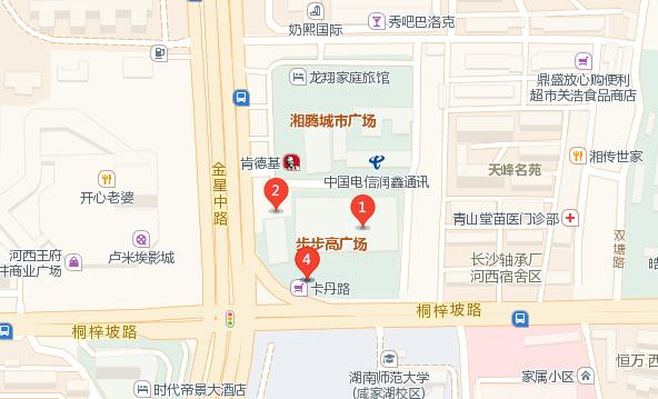 河西步步高广场交通路线指引