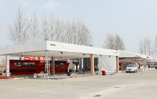 2017 延吉春季汽车展布展接近尾声