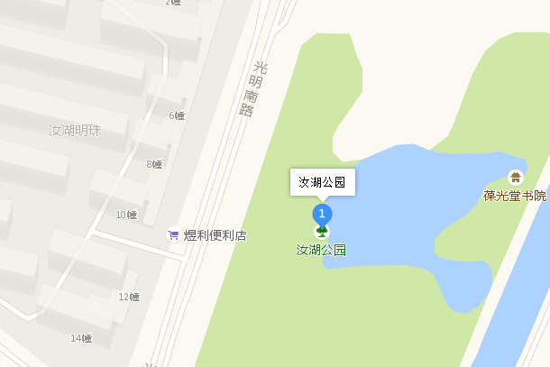 泗门汝湖公园交通路线指引