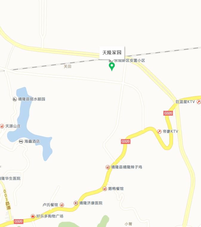 晴隆县天隆家园交通路线指引