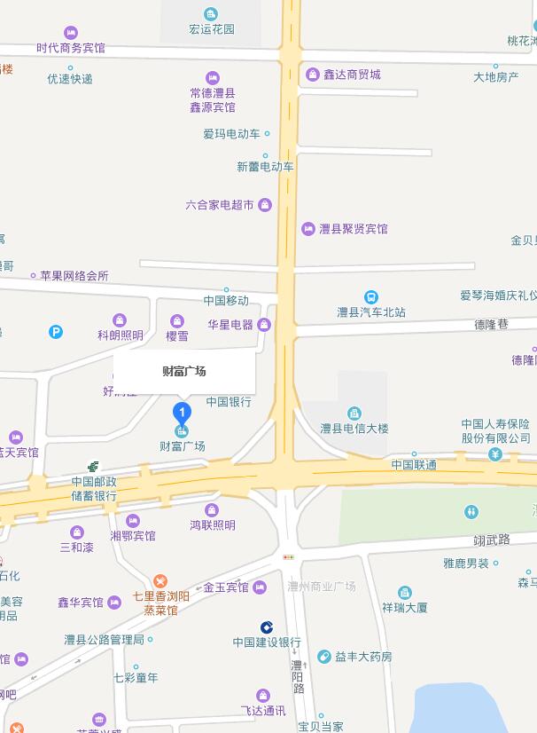 【常德车展】湖南澧县财富广场位于县城区中心地段,是集商贸,仓储图片